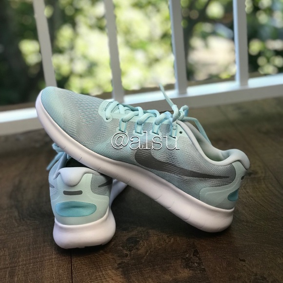 NWT Nike Free Run 2017 Glacier Blue WMNS - Picture 4 of 6